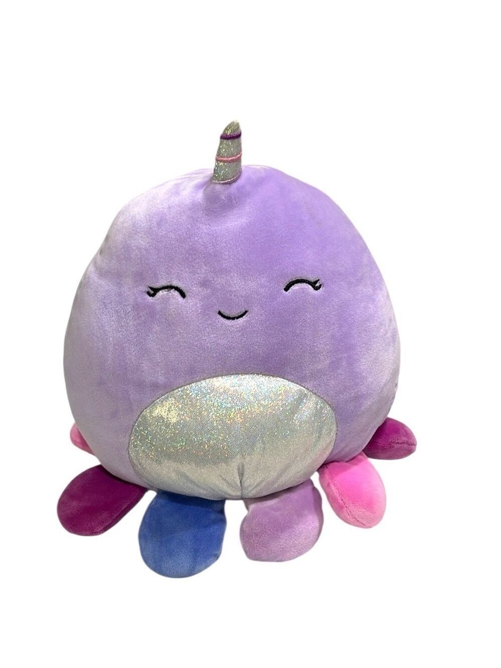NWOT Squishmallows Davina Octocorn Octopus Unicorn Purple 8”